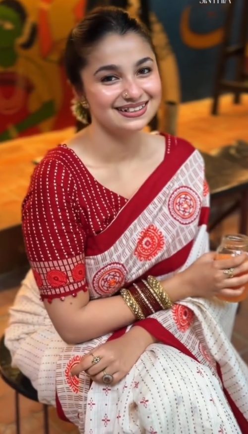 পিওর খাদি সুতি শাড়ি